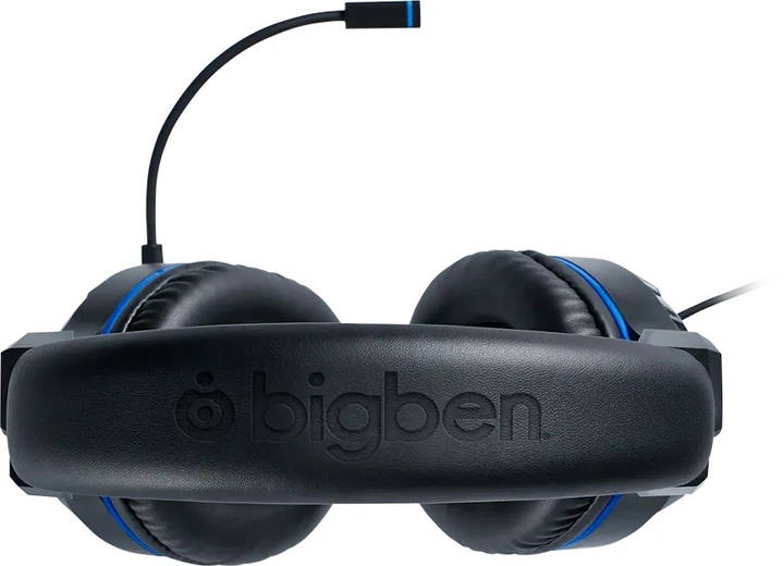 Навушники BigBen Gaming PS4 Gaming Headset V3 Black/Blue (3499550371093) - зображення 4