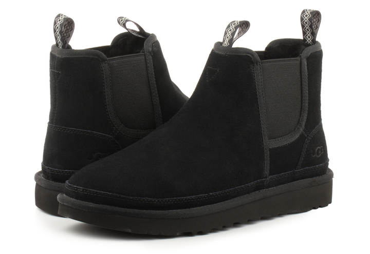 Чоловічі уггі Чоботи Зимові Челсі Замшеві Чорні UGG M Neumel Chelsea Black (41, чорний) - зображення 2