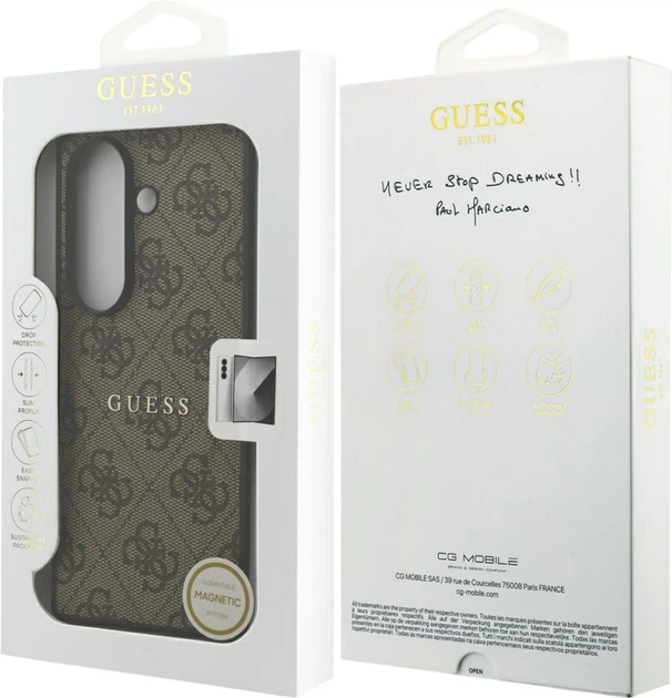 Панель Guess 4G Classic MagSafe для Samsung Galaxy Fold 7 Brown (GUHMZFD7P4MSEGCW) - зображення 8