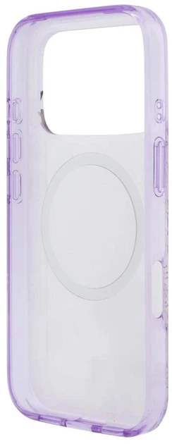 Etui Guess IML Flower & Tonal Circle MagSafe do Apple iPhone 17 Pro Purple (3666339525217) - obraz 6