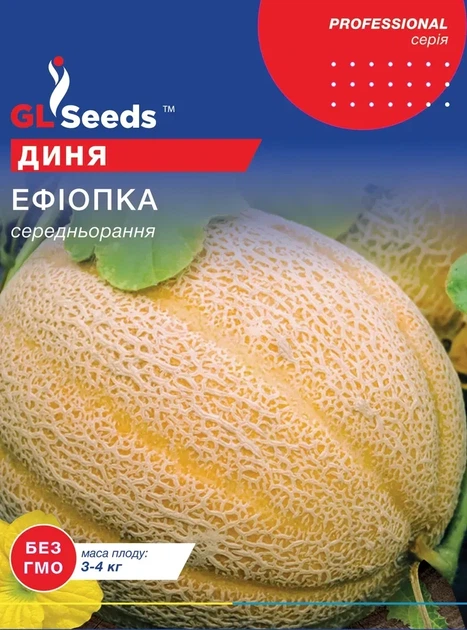Насіння Дині GL Seeds Ефіопка 10г - Фото 1 Насіння Дині GL Seeds Ефіопка 10г - зображення 1