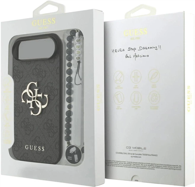 Etui Guess 4G Strap 4G Classic Logo do Apple iPhone Air Black (3666339526207) - obraz 8