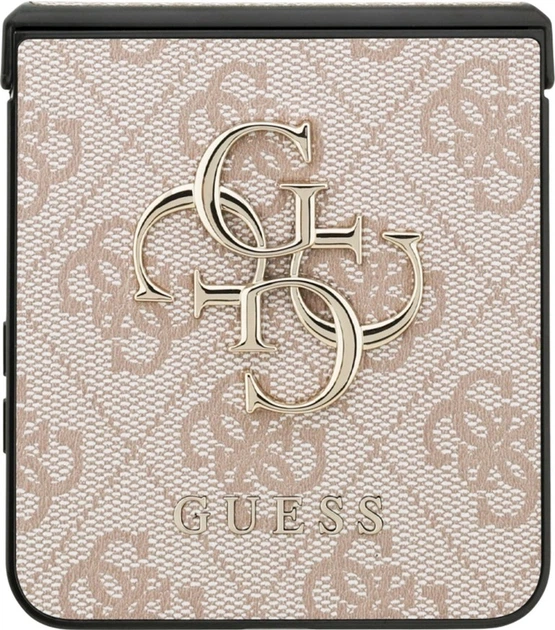 Панель Guess Big 4G Logo Classic Logo для Samsung Galaxy Flip 7 Pink Sand (GUHCZF74GMGPI) - зображення 4