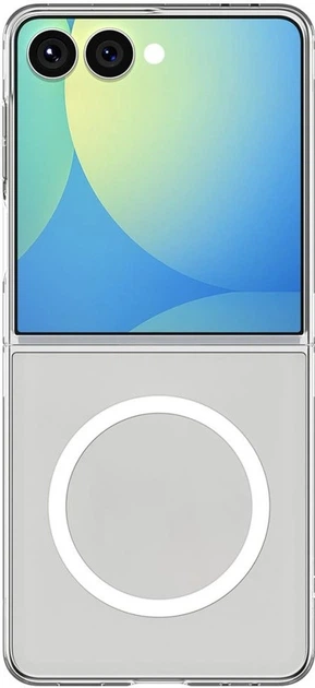 Панель Spigen AirSkin Mag MagSafe Case для Samsung Galaxy Z Flip7 Clear-White (ACS09556) - зображення 4