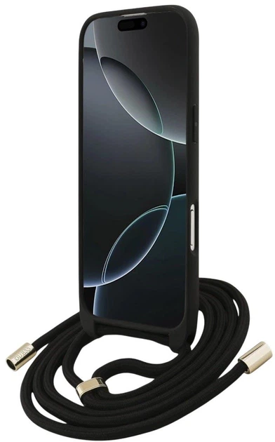 Панель Guess 4G Big Logo Cord Stap Crossbody для Apple iPhone Air Brown (3666339526788) - зображення 6