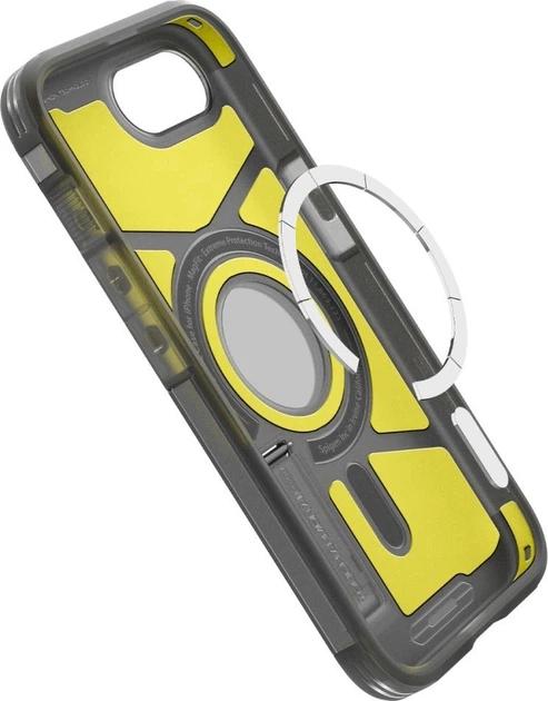 Панель Spigen Tough Armor MagSafe для Apple iPhone 16e Clear Gray (SPN16738) - зображення 8