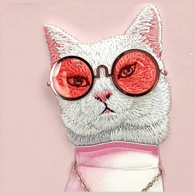 Панель Nimmy Glasses Cool Cat для Apple iPhone 16 Pink (6971080319334) - зображення 9