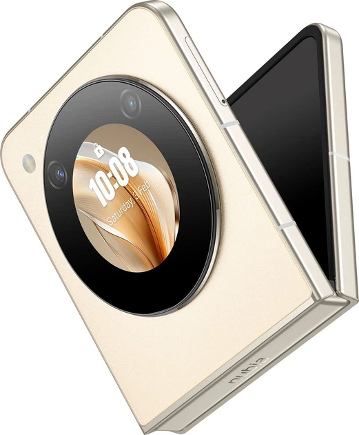 Smartfon ZTE Nubia Flip 8/256GB Sunshine Gold (NX724J/GD) - obraz 4