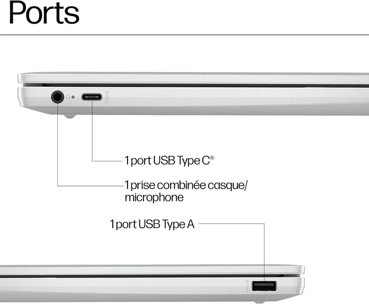 Ноутбук 14" HP Chromebook 14a-nf0002sf Intel N100 RAM 4GB SSD 128GB 11год батарея Chrome OS (UKR) - Фото 5 Ноутбук 14" HP Chromebook 14a-nf0002sf Intel N100 RAM 4GB SSD 128GB 11год батарея Chrome OS (UKR) - зображення 5