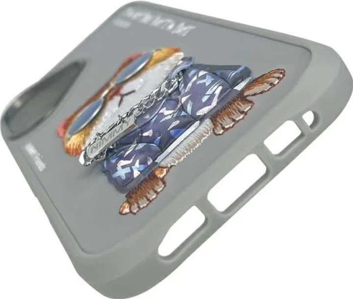 Панель Nimmy Glasses Cool Cat для Apple iPhone 16 Grey (6971080319365) - зображення 7