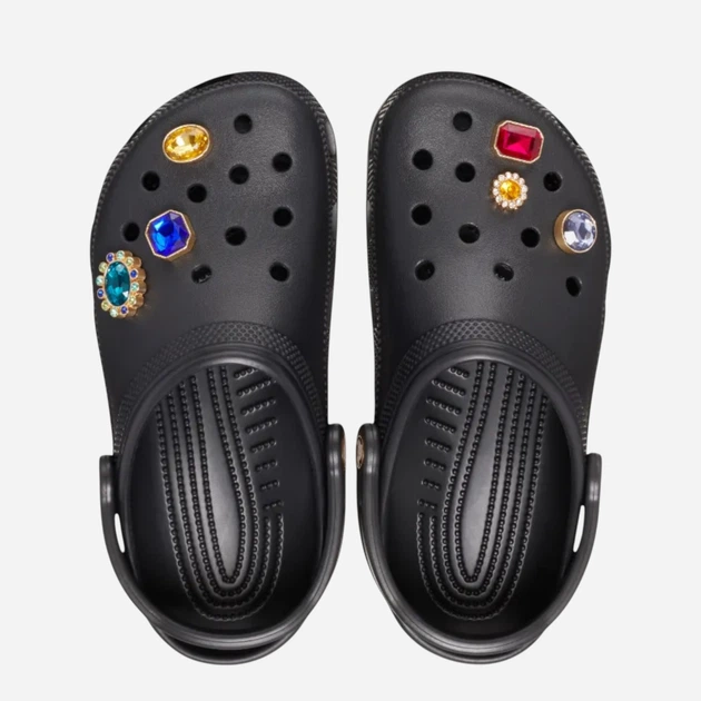 Чоловічі крокси Crocs Jewel Clog 210733-001 41-42 (M8/W10) 26 см Чорні (196265870189) - зображення 3