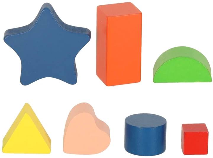 Piramidka–sorter KIK edukacyjna drewniana do nauki liczenia i kształtów 71 cm XXL (5903039765672) - obraz 6