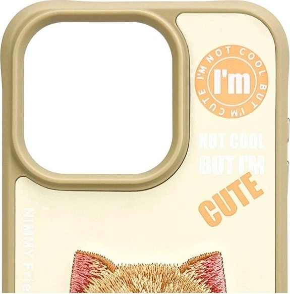Панель Nimmy Cool&Cute 2.0 Cat для Apple iPhone 15 Pro Khaki (6971080310843) - зображення 6