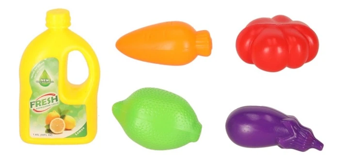 Дитячий кухонний набір KIK Раковина 2в1 водопровідний кран Синій (5903039754058) - зображення 7