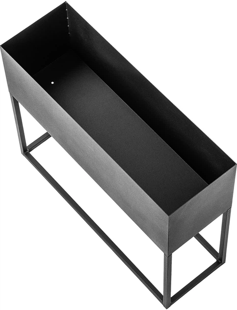 Квітник з горщиком Kadax 60x50 см Чорний (K10700) - зображення 6