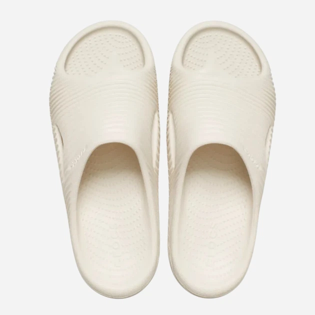 Жіночі шльопанці Crocs Mellow Tide Recovery Slide 210333-160 36-37 (M4/W6) 22 см Бежеві (196265774241) - зображення 3
