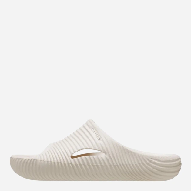 Жіночі шльопанці Crocs Mellow Tide Recovery Slide 210333-160 38-39 (M6/W8) 24 см Бежеві (196265774265) - зображення 5