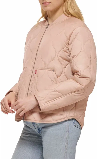 Куртка-бомбер жіноча Levi's S, рожевий - зображення 2