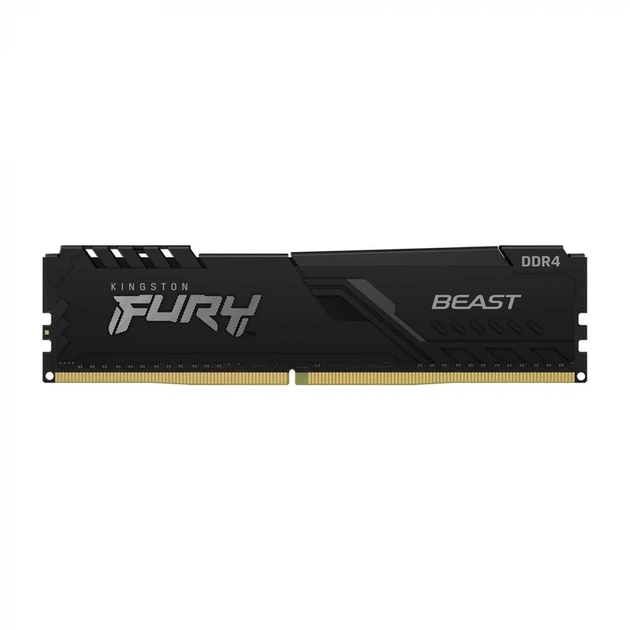 Оперативна пам'ять 16GB (2x8GB) Kingston Fury Beast Black DDR4 3600 MHz (KF436C17BBK2/16) - Фото 2 Оперативна пам'ять 16GB (2x8GB) Kingston Fury Beast Black DDR4 3600 MHz (KF436C17BBK2/16) - зображення 2