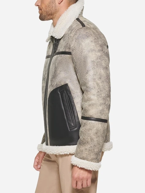 Дубленка мужская Tommy Hilfiger XXL, серая - Фото 3 Дубленка мужская Tommy Hilfiger XXL, серая - изображение 3
