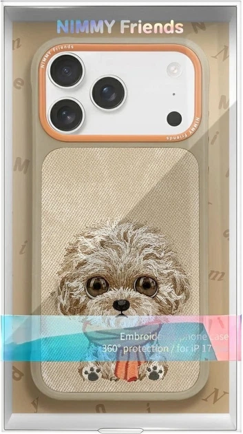 Панель Nimmy Big Eyed Pet 2.0 Dog для Apple iPhone 17 Beige (6971080313301) - зображення 2