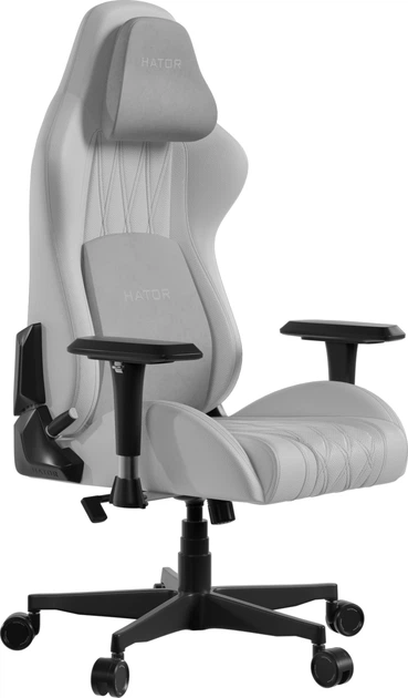 Крісло для геймерів Hator Darkside 3M PU White (HTC3001M) - зображення 6