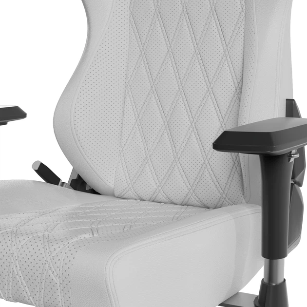 Крісло для геймерів Hator Darkside 3L PU White (HTC3001L) - зображення 10