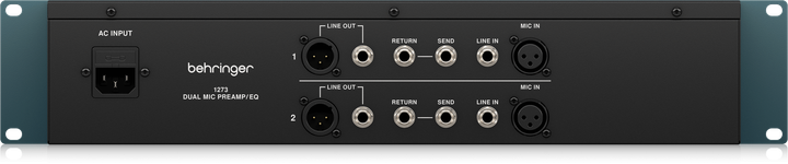 Przedwzmacniacz mikrofonowy Behringer 1273 27001063 (4033653081450) - obraz 5