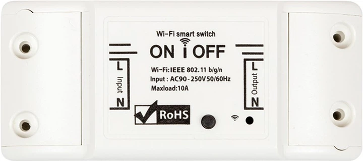 Inteligentny 1-kanałowy wyłącznik Tuya Wi-Fi (HS081355) - obraz 2
