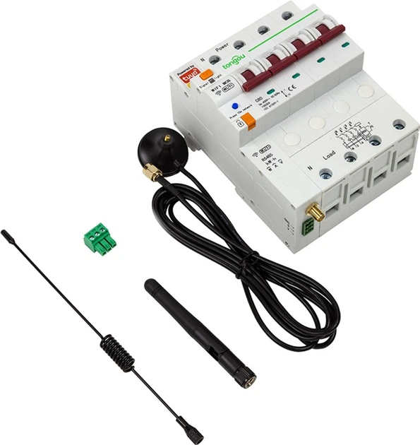 Розумний 4-полюсний перемикач Tuya Wi-Fi, RS485, 63A (HS082260) - зображення 4