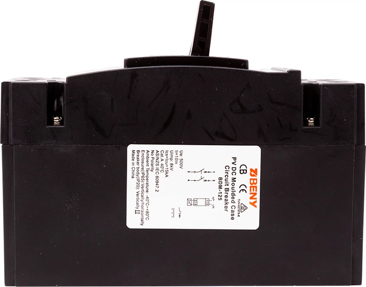 Автоматичний вимикач постійного струму Beny BDM-125 (NV822621) - зображення 3