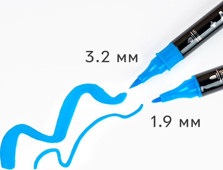 Markery akrylowe Arrtx AACM-03-32 32 kolory (LC302802) - obraz 4