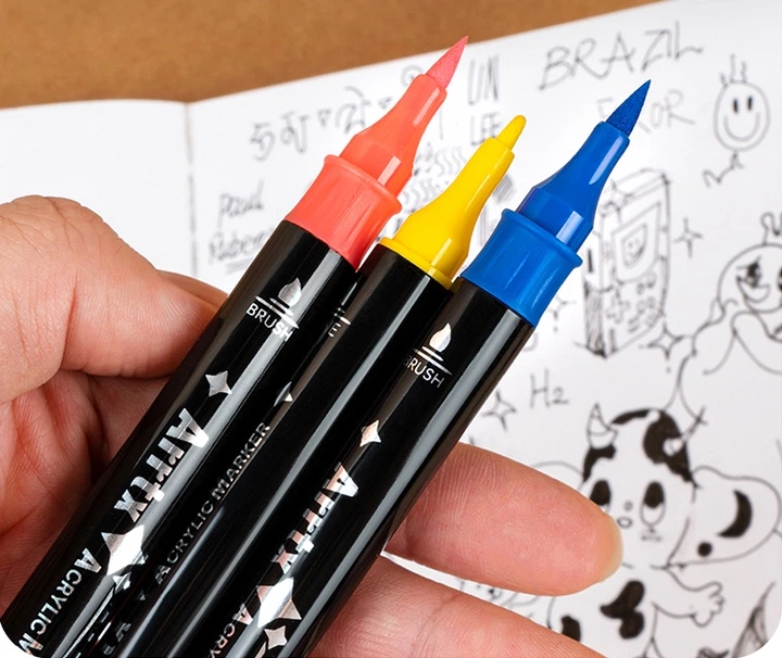 Markery akrylowe Arrtx AACM-03-32 32 kolory (LC302802) - obraz 5