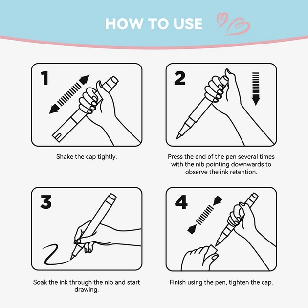 Markery akrylowe Arrtx Simptap AACM-0724B 24 kolory (LC303694) - obraz 4