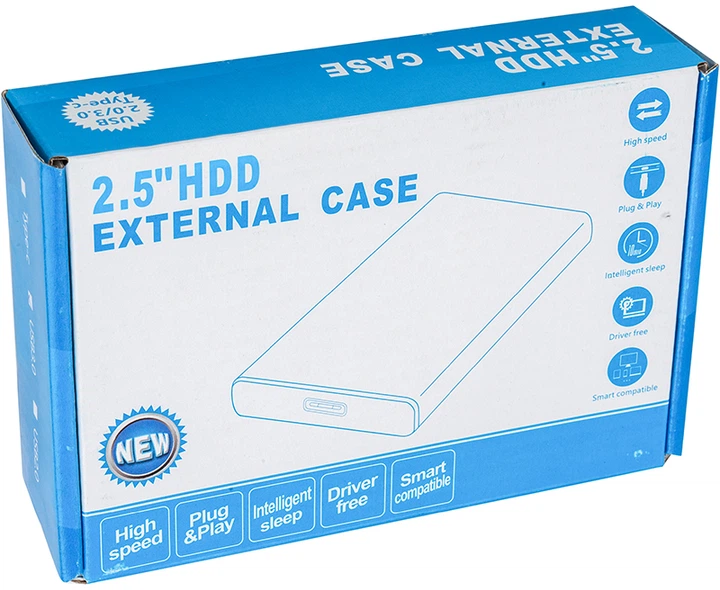 Zewnętrzna obudowa PowerPlant do HDD 2.5" USB 3.0 (HC380411) - obraz 4