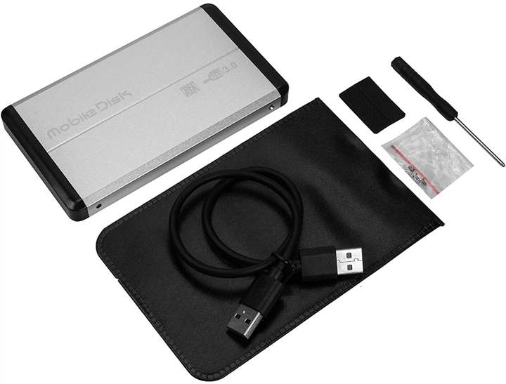 Zewnętrzna obudowa PowerPlant do HDD 2.5" USB 3.0 6.5 cm (HC380015) - obraz 4