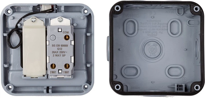 Всепогодний вимикач HiSmart 1 вимикач IP66 EU (EL240258) - зображення 3