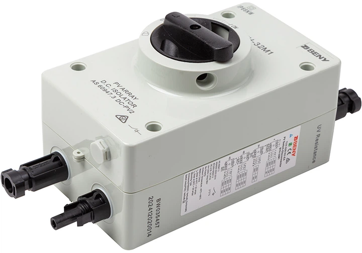 Вимикач навантаження Beny 4P 32A 1000V MC4 IP66 (NV821396) - зображення 2