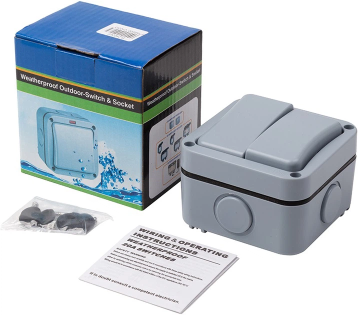 Włącznik całoroczny HiSmart 2 przełączniki IP66 EU (EL240265) - obraz 4