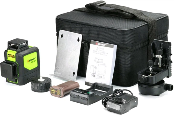 Лазерний рівень Sndway SW-333G 30 м - зображення 4