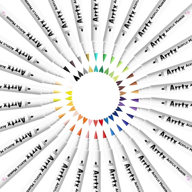 Markery Arrtx Akrylowe AACM-0530B 30 kolorów (LC303311) - obraz 5