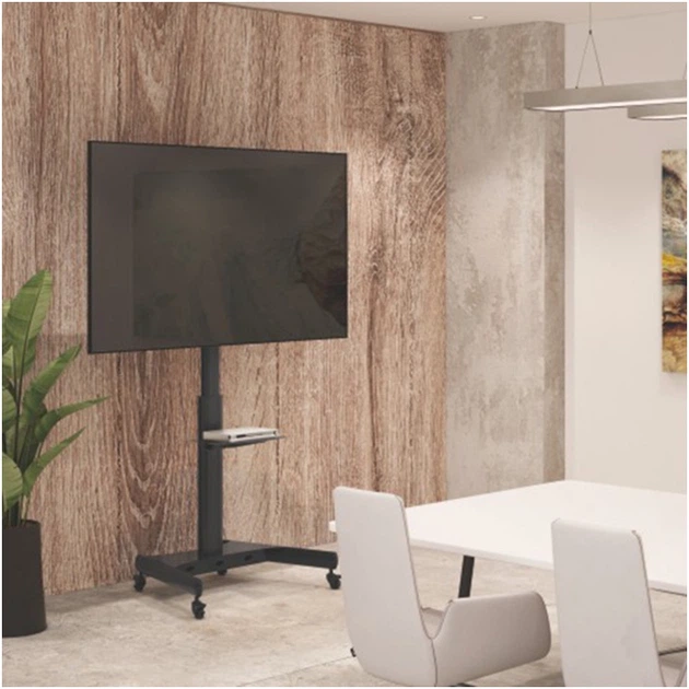 Мобільна підставка HiSmart для інтерактивного дисплея 32"-65" (HS081171) - зображення 5