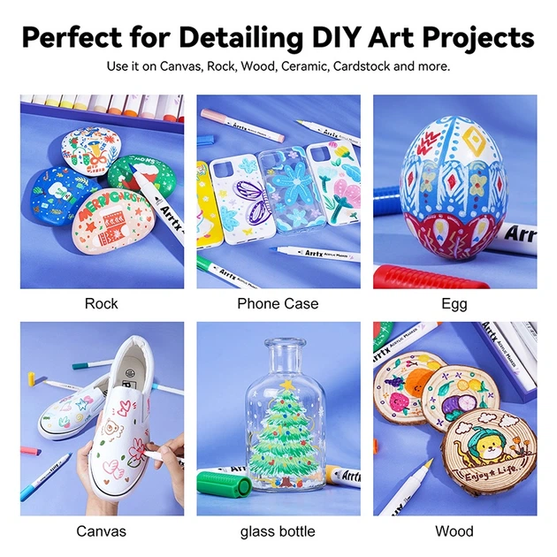 Markery Arrtx Akrylowe AACM-0530B 30 kolorów (LC303311) - obraz 8