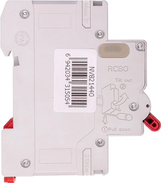 Modułowy wyłącznik automatyczny CNC Electric YCB9-80M 1P C25 6ka (NV821440) - obraz 2