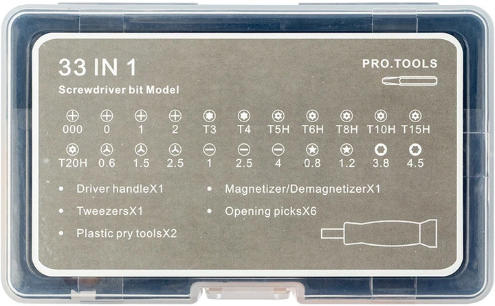 Набір магнітних викруток HiSmart 31 в 1 (TV993314) - зображення 4