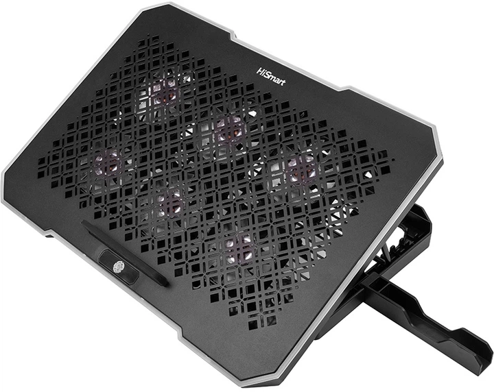 Podstawka chłodząca do laptopa HiSmart DCX-A16 Black (HS083137) - obraz 2
