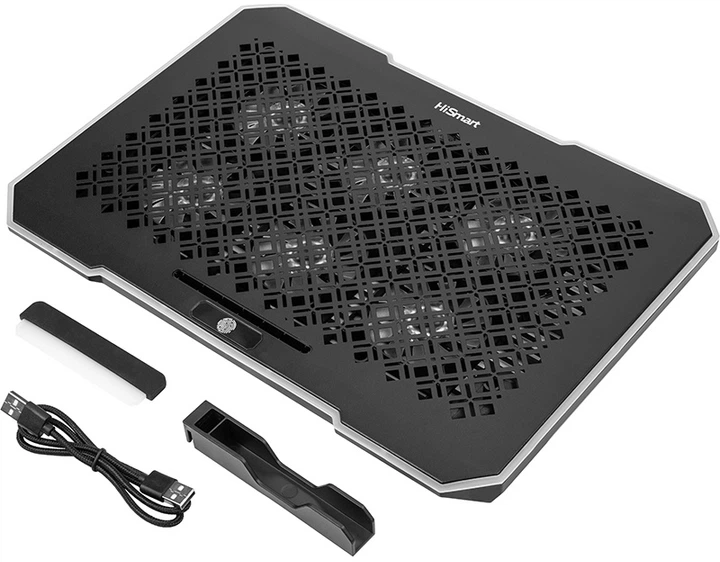 Podstawka chłodząca do laptopa HiSmart DCX-A16 Black (HS083137) - obraz 5
