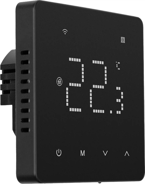 Programowalny termostat ogrzewania Beok Controls do sterowania kotłem Wi-Fi 3 A 230 V Black (HT260058) - obraz 2