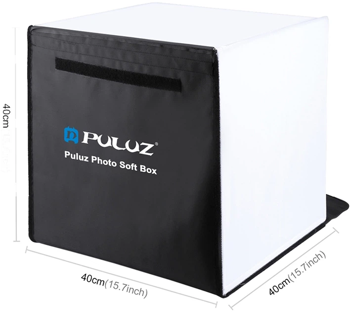 Softbox do fotografii produktowej Puluz PU5140 40 x 40 x 40 cm White-Black (PU5140) - obraz 2