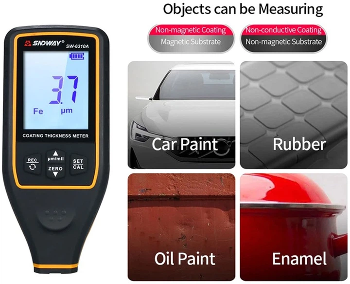 Товщиномір Sndway SW-6310A - зображення 7